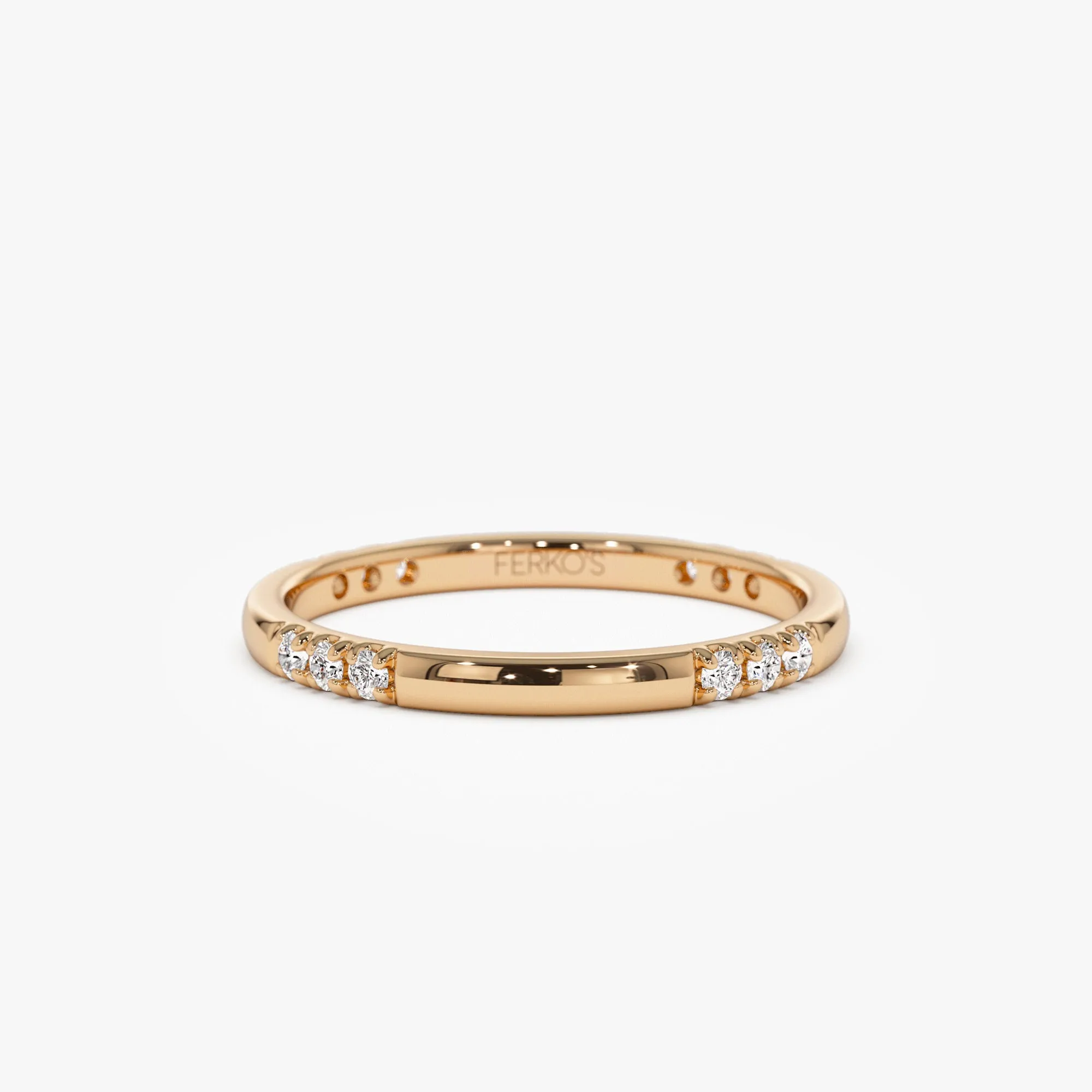 14k Multi Station Diamond Eternity Ring
