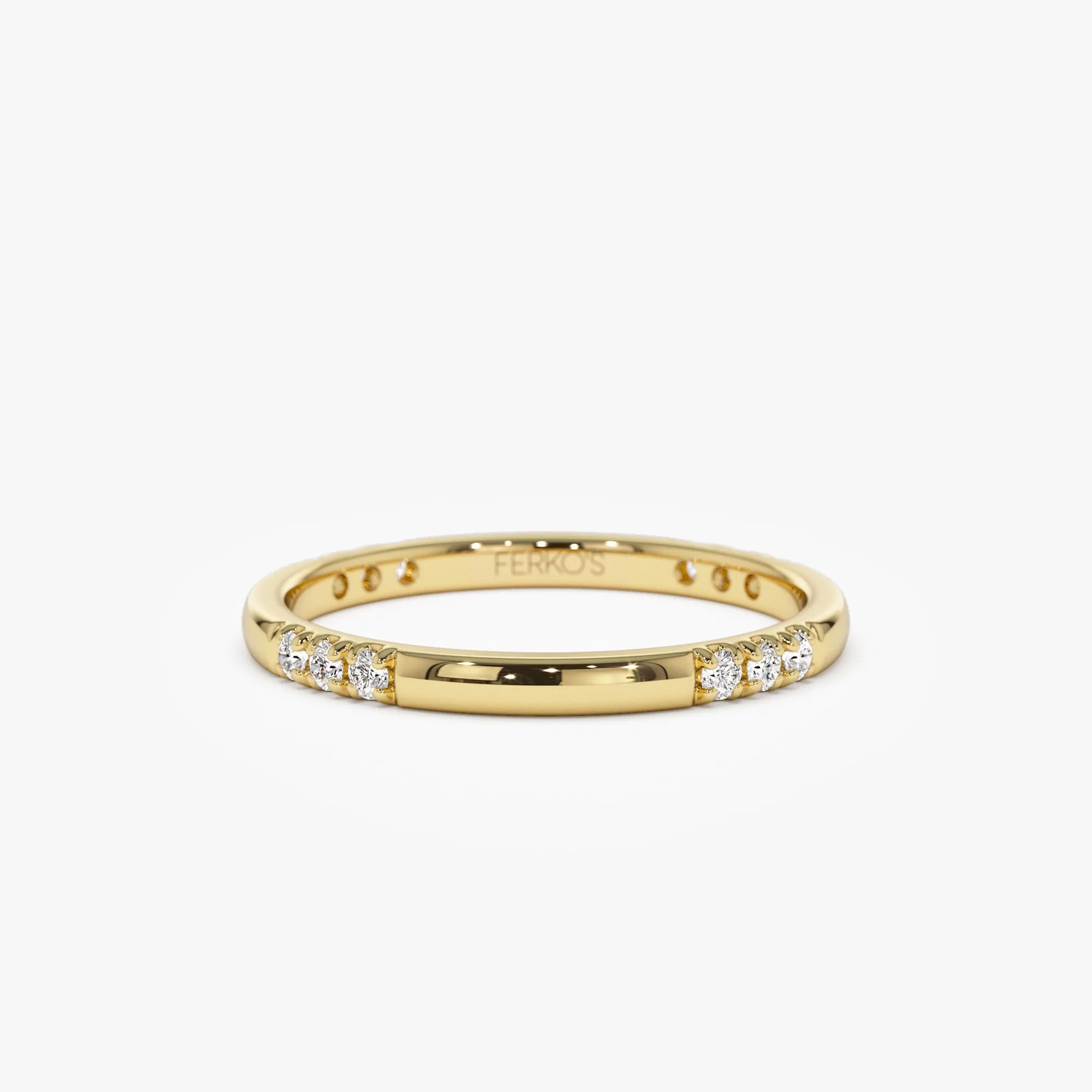 14k Multi Station Diamond Eternity Ring