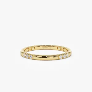 14k Multi Station Diamond Eternity Ring