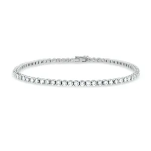 18KW DIAMOND LINE TENNIS BRACELET 2.78CT