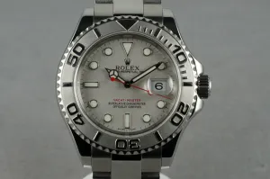 2005 Rolex Platinum/SS Yacht-Master 16622 with Box and Papers