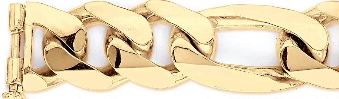 27mm Figaro Link Bracelet