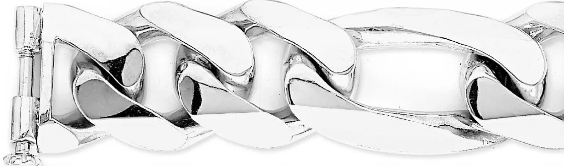 27mm Figaro Link Bracelet