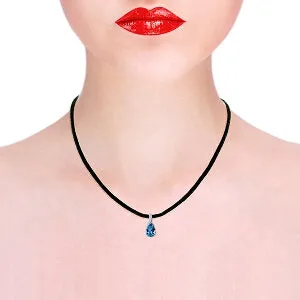 4.7 Carat 14K Solid White Gold Let Yourself Feel Garnet Necklace
