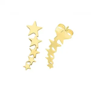 9ct Yellow Gold Constellation Stud Earrings ES702