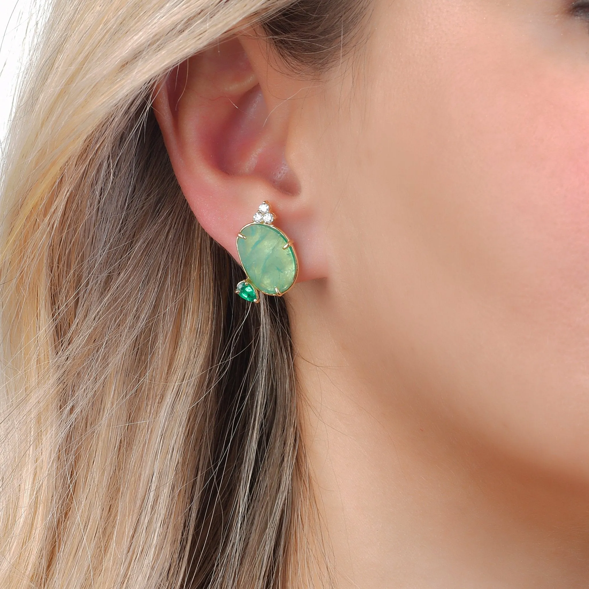 Amazonica Stud Earrings