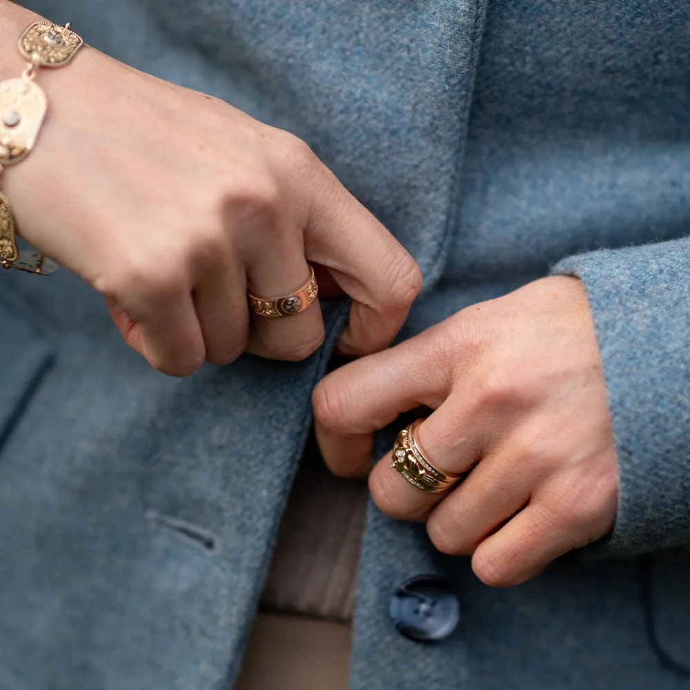 Arda Ring with Rare Irish Gold