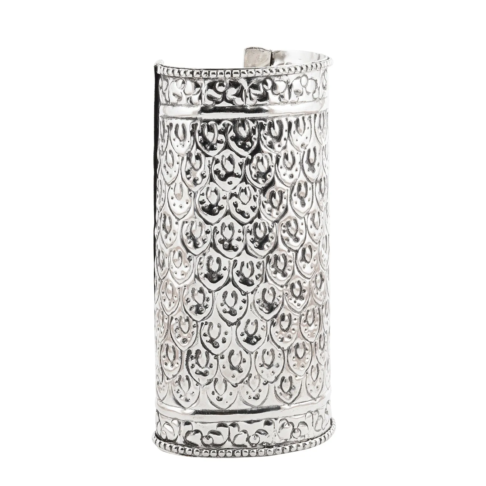 Ariah Silver Oxidised Cuff Bracelet