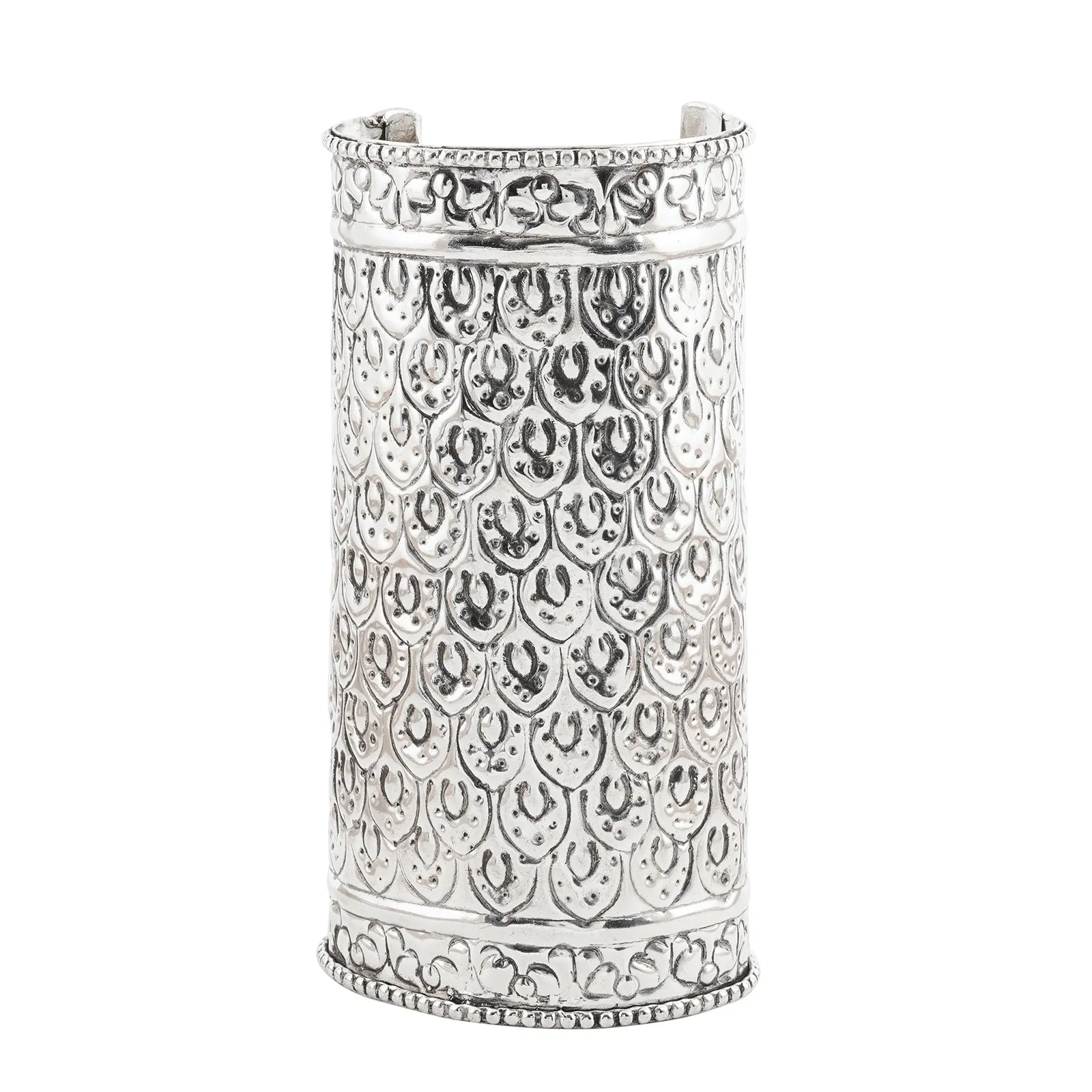 Ariah Silver Oxidised Cuff Bracelet