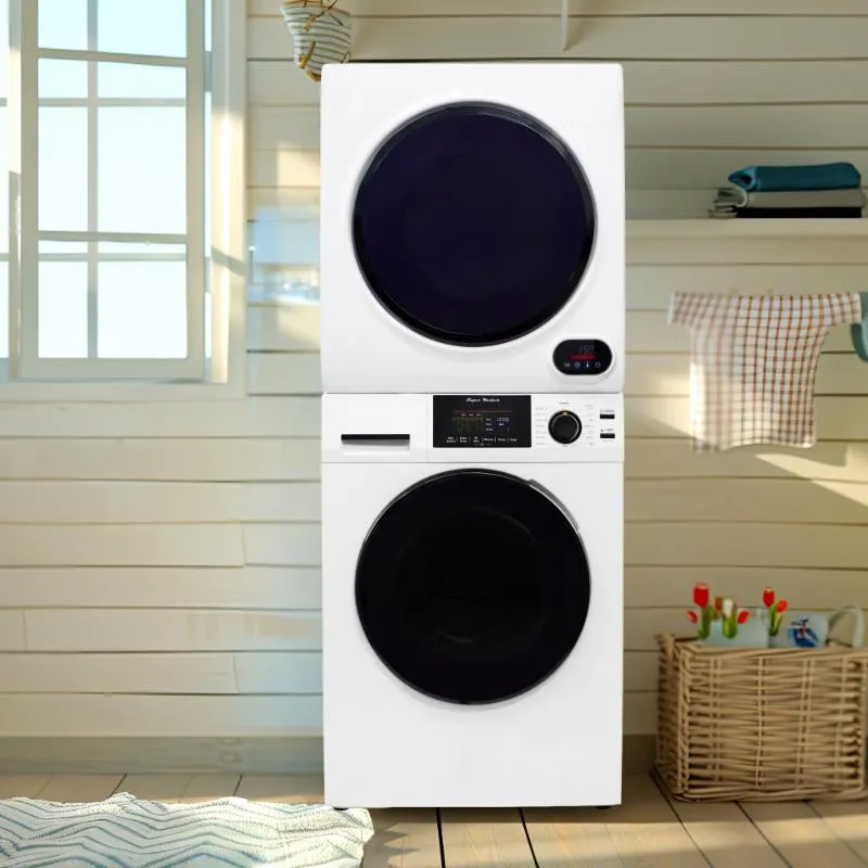 Conserv 110V 1.6 cf Washer w/ Pet Cycle & 110V 3.5cf Vented Digital Sensor Dryer