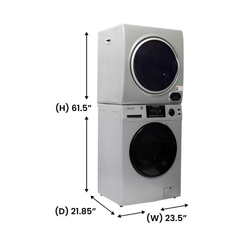 Conserv 110V 1.6 cf Washer w/ Pet Cycle & 110V 3.5cf Vented Digital Sensor Dryer