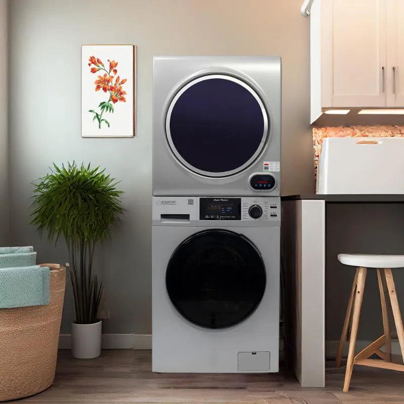 Conserv 110V 1.6 cf Washer w/ Pet Cycle & 110V 3.5cf Vented Digital Sensor Dryer