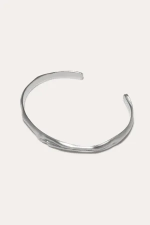 Deflated ("Do Not Inflate") - Platinum Plated Cuff