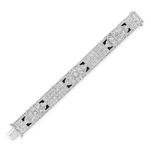 Diamond & Onyx Estate Bracelet