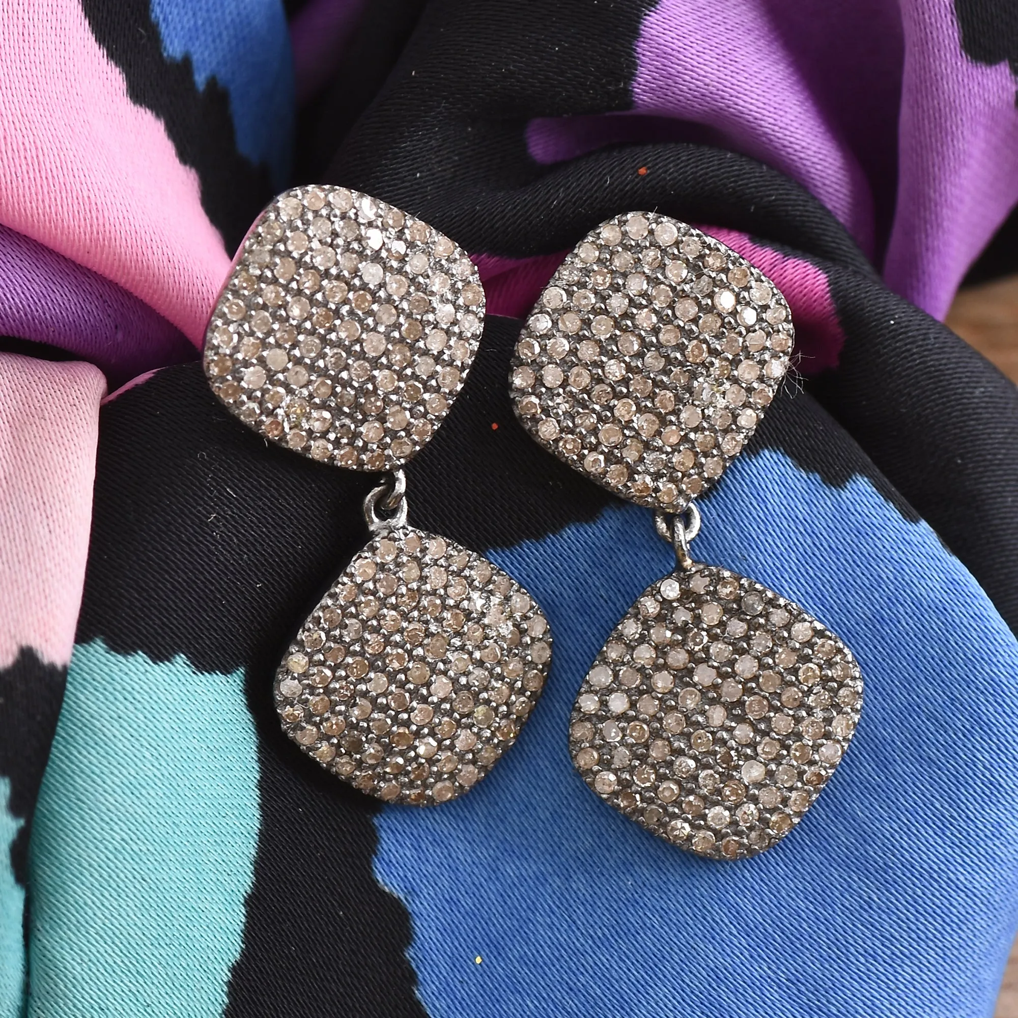 Diamond Drop Earrings