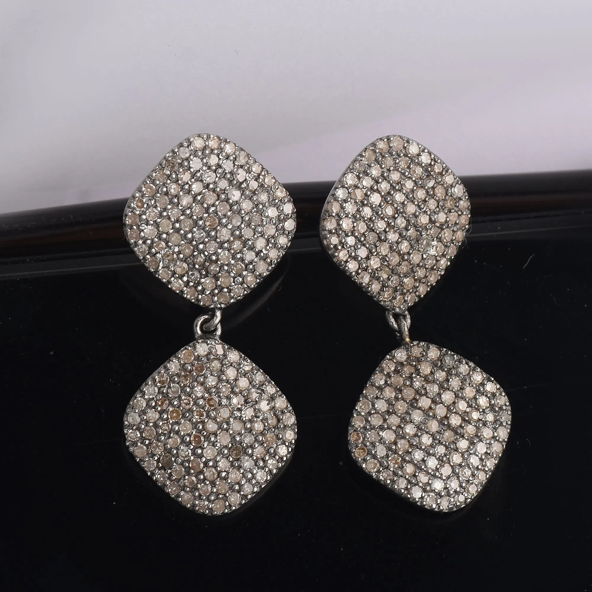Diamond Drop Earrings