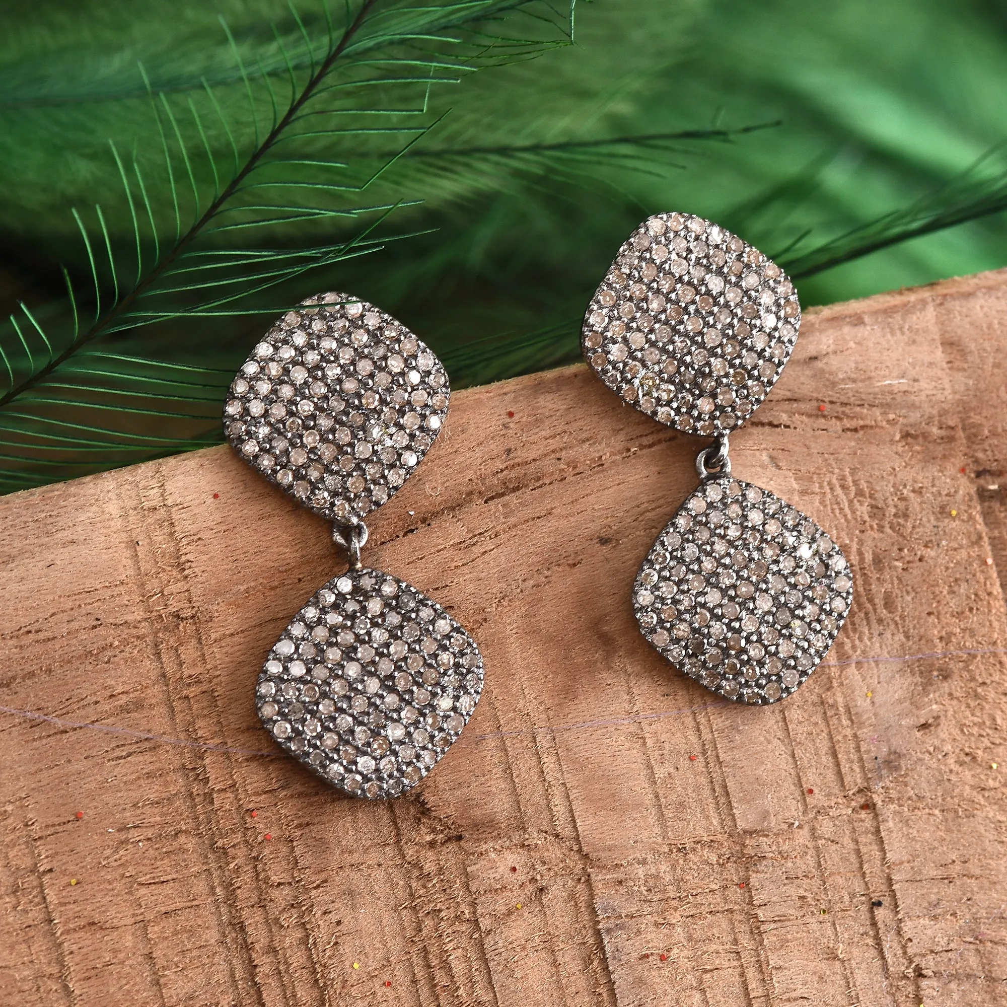 Diamond Drop Earrings