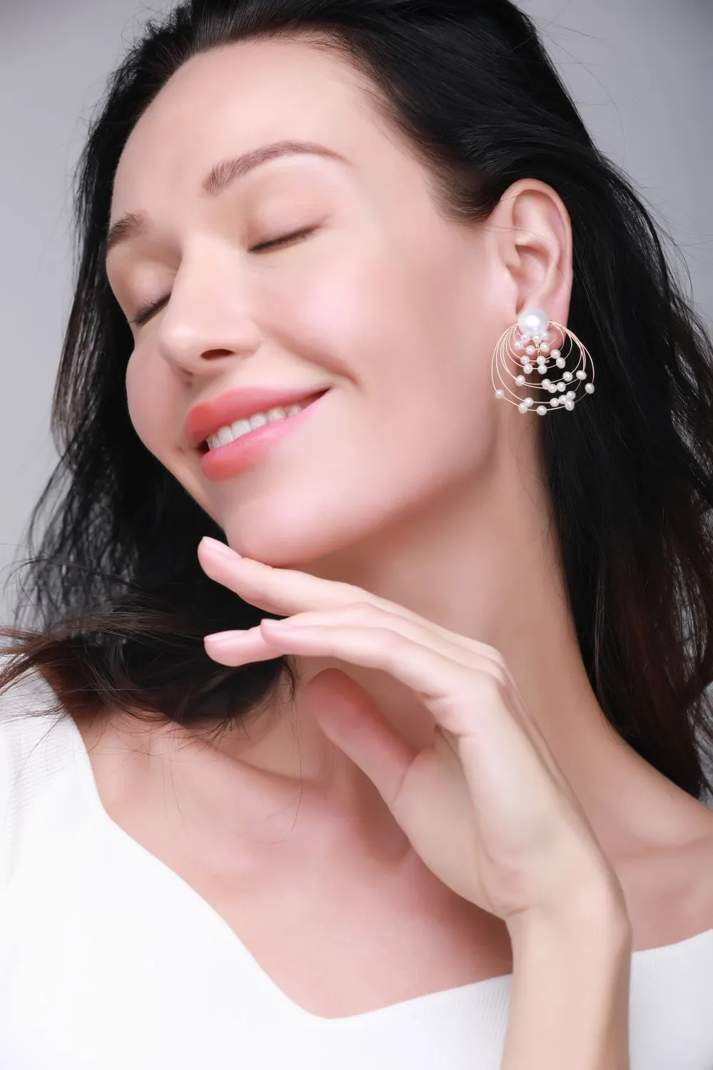 Embellished Series Planetary Orbit Studs Earrings Ear Clips
