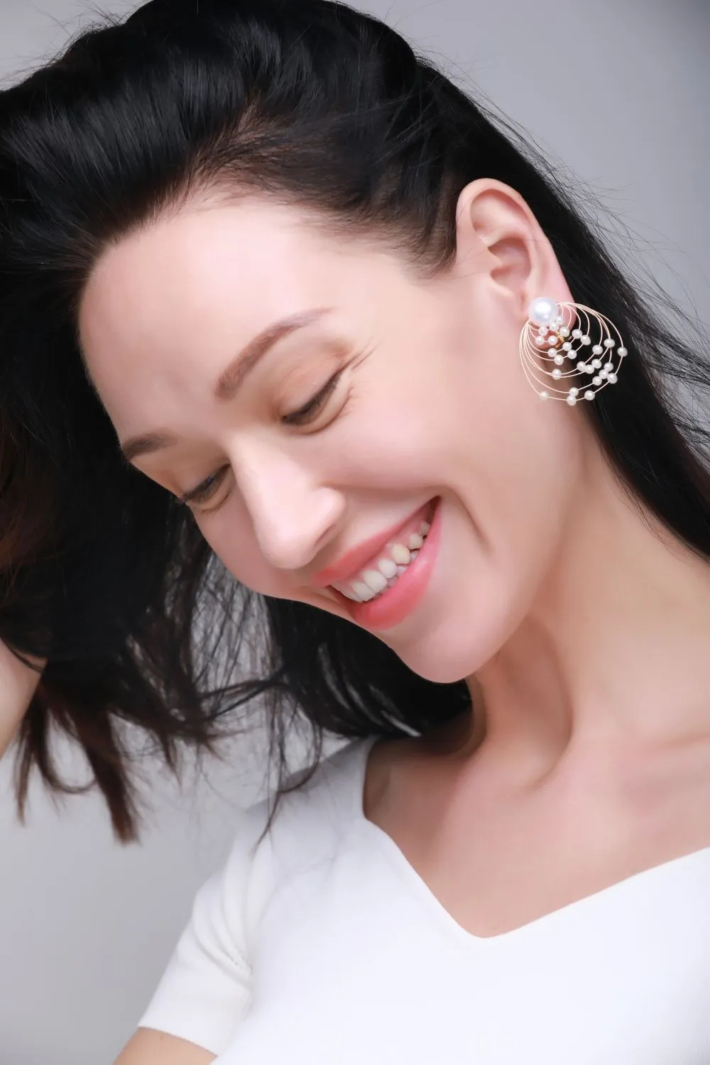 Embellished Series Planetary Orbit Studs Earrings Ear Clips