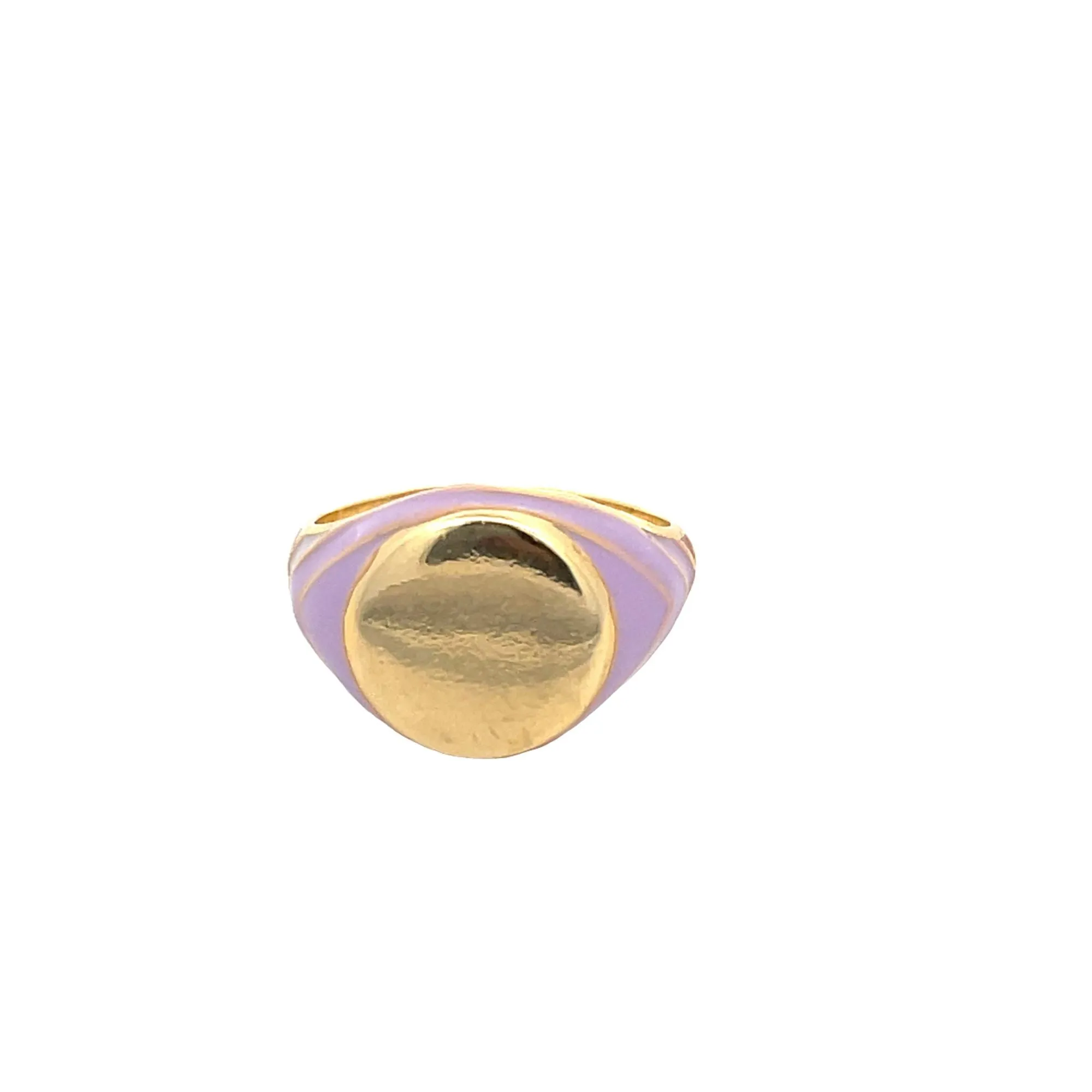 Enamel Ring Adjustable Stackable Rings