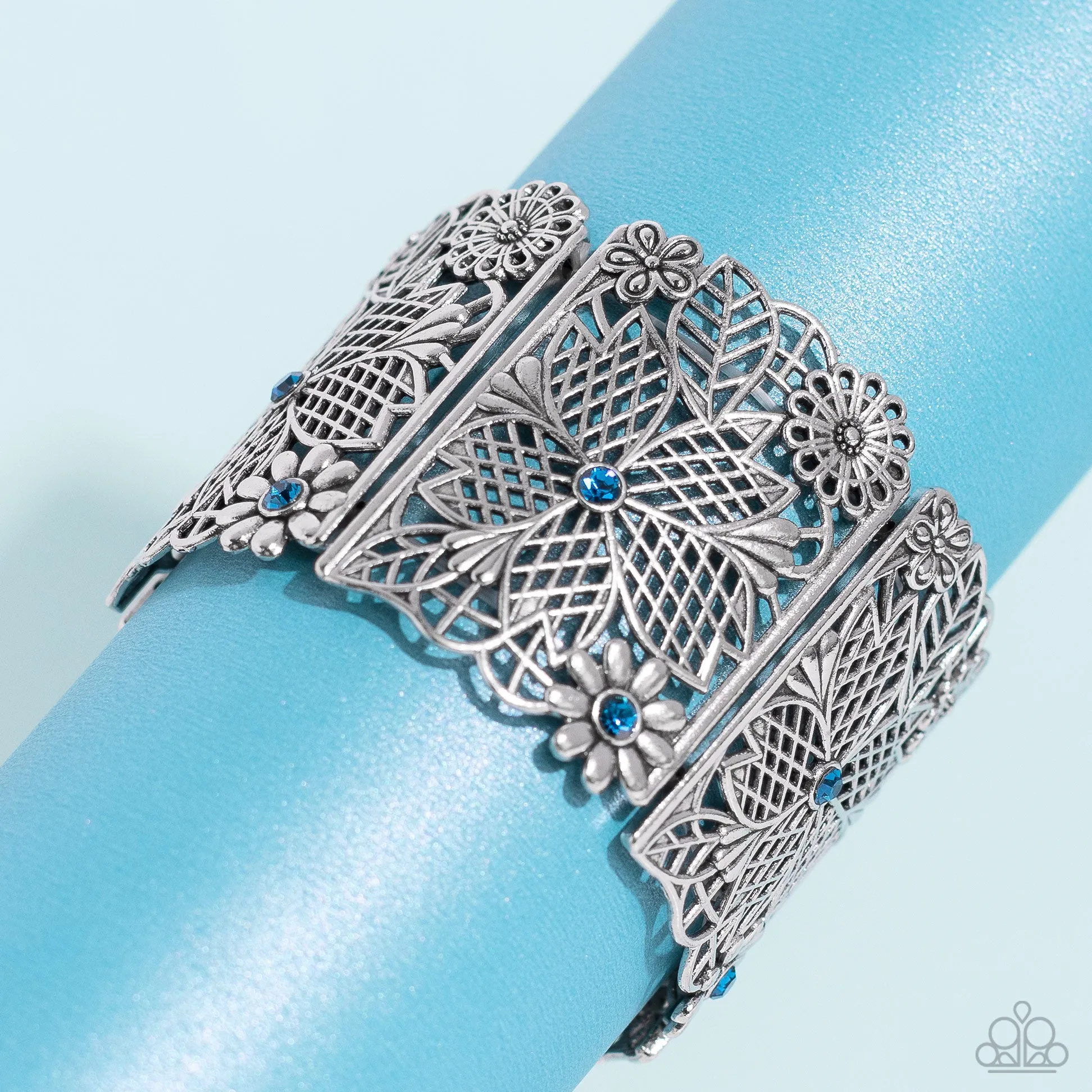 Garden City - Blue Bracelet - Paparazzi Accessories