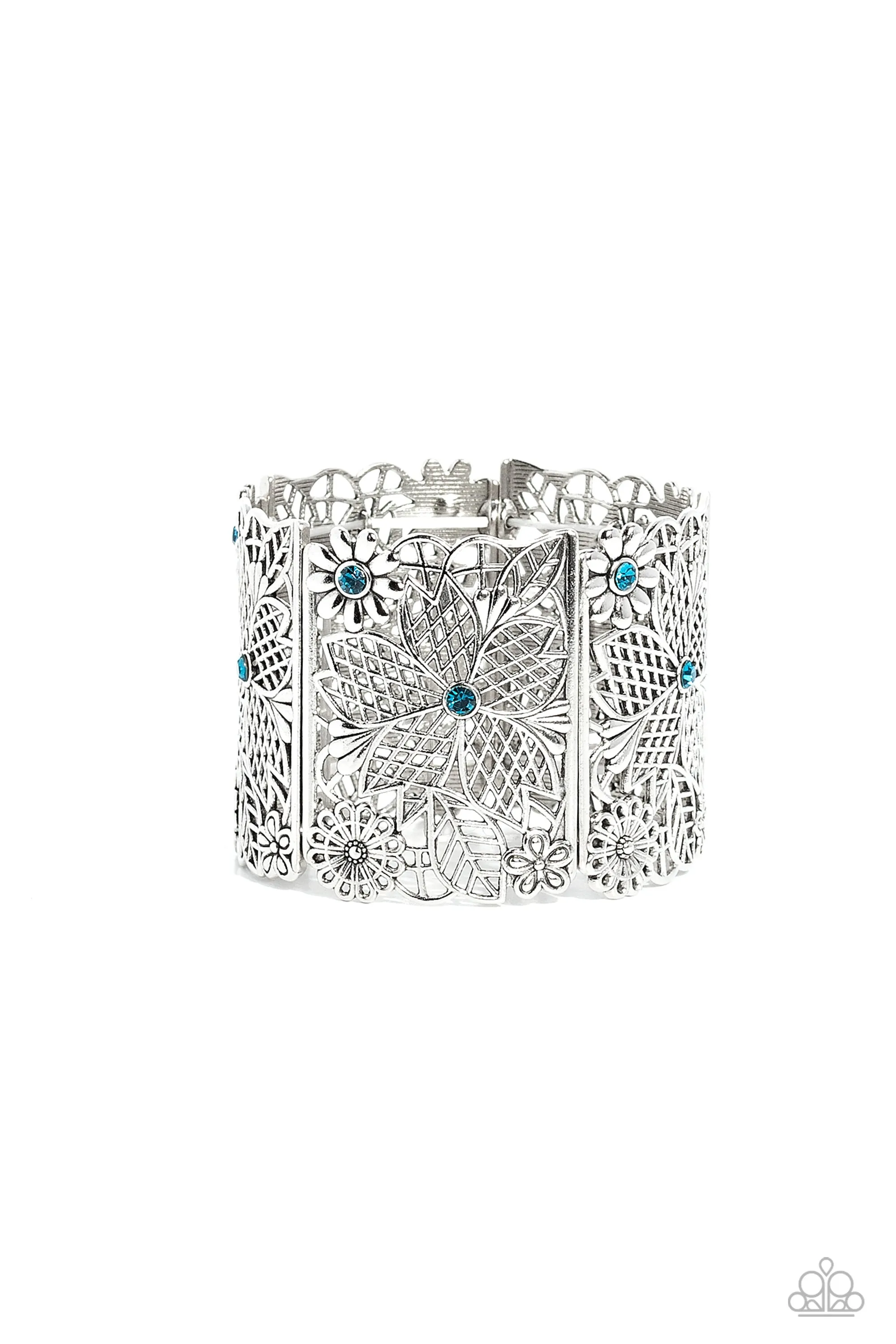 Garden City - Blue Bracelet - Paparazzi Accessories