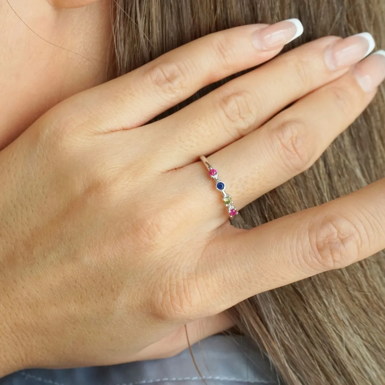 Iris CZ Ring