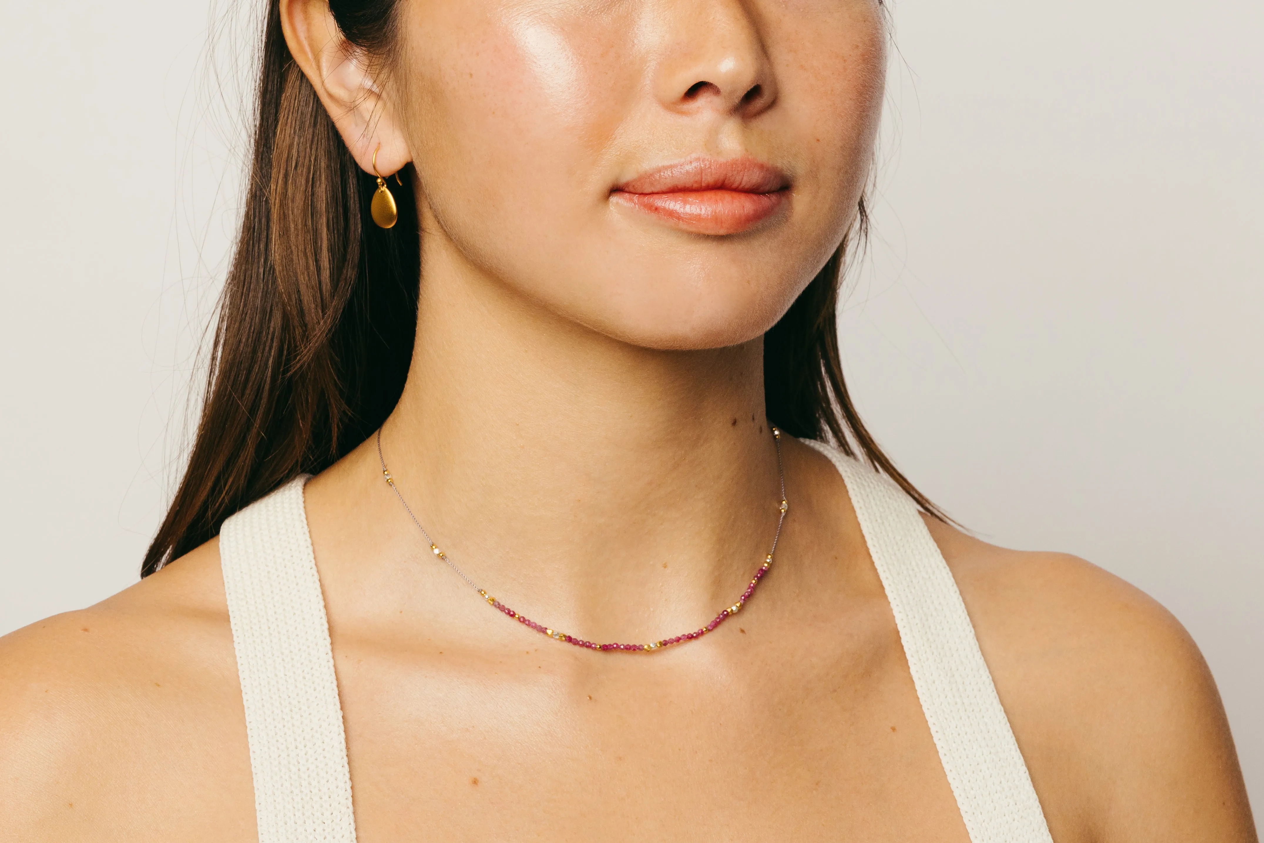 Journey Necklace - Ruby