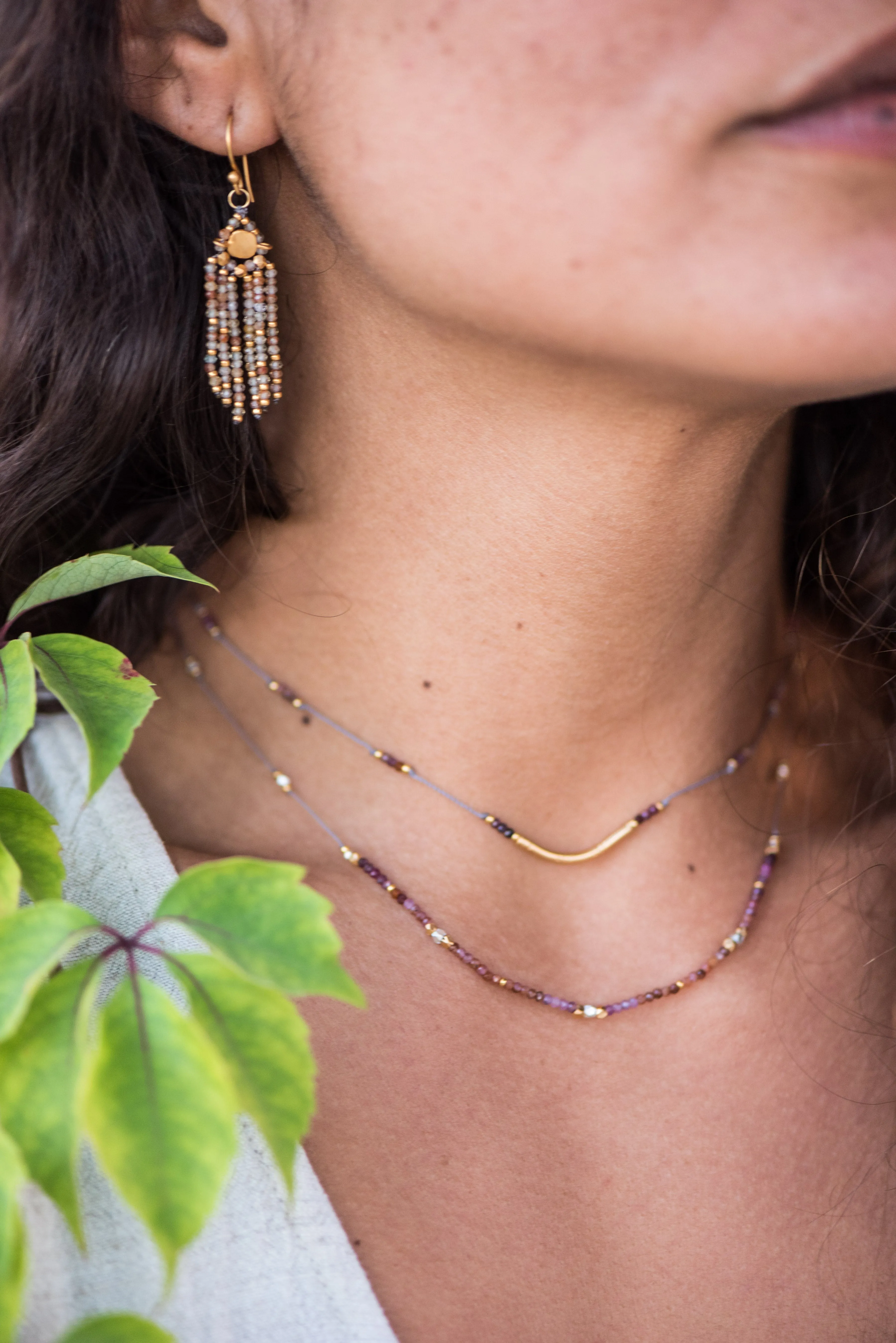 Journey Necklace - Ruby