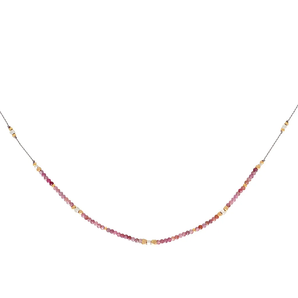 Journey Necklace - Ruby