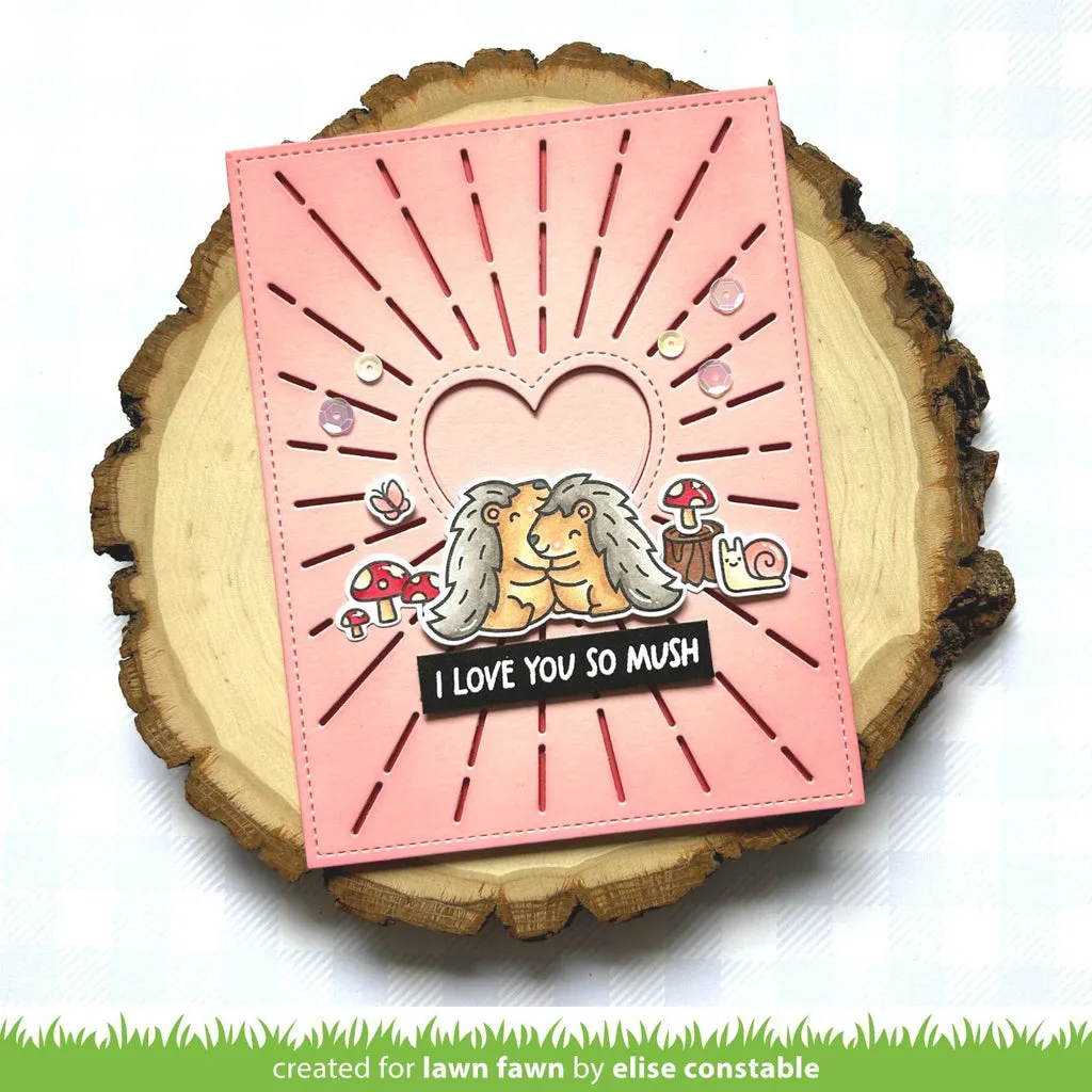 LAWN FAWN: Backdrop Radiant Heart | Lawn Cuts Die