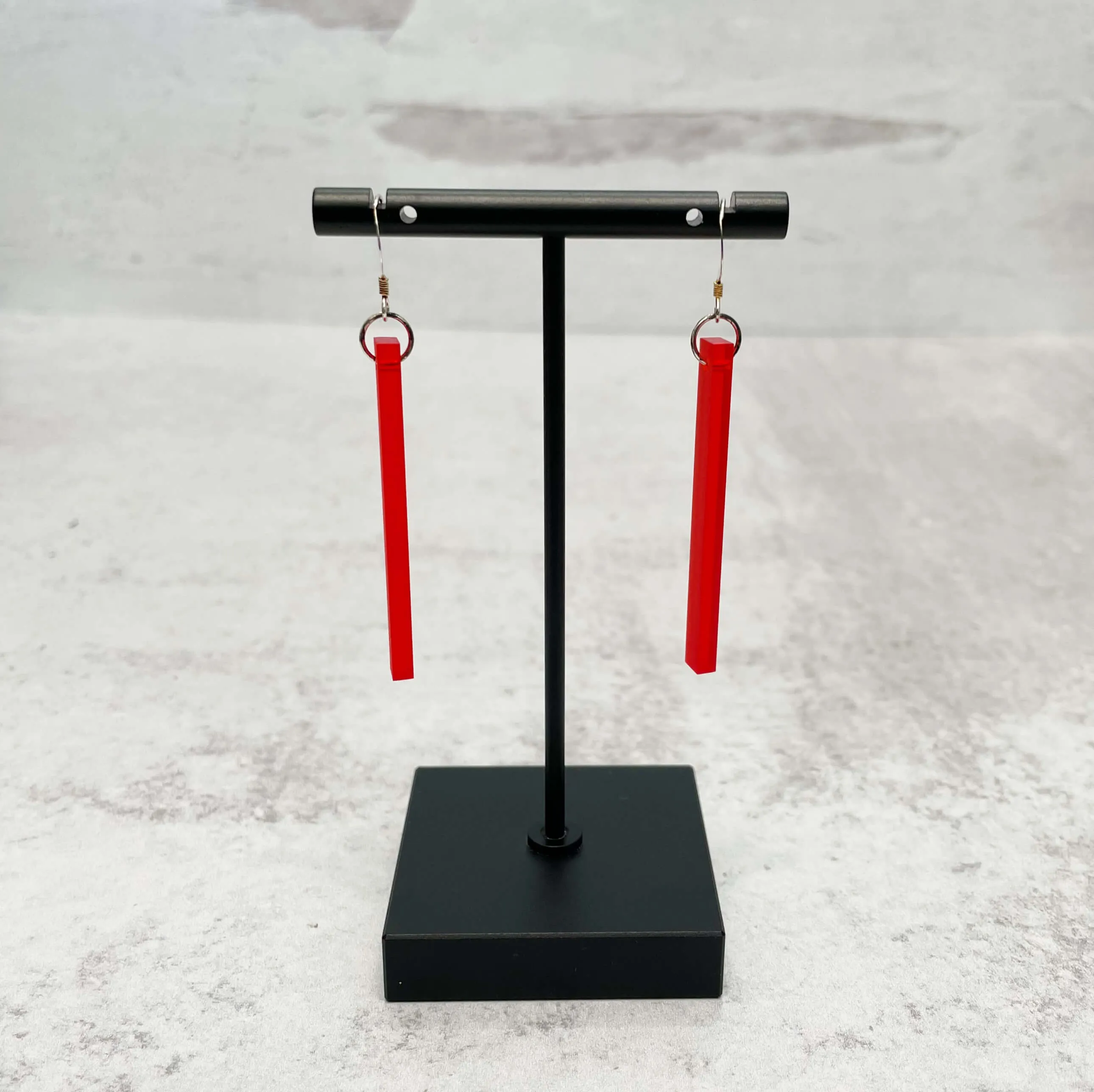Lightweight Laser Cut Earrings - Matchstick