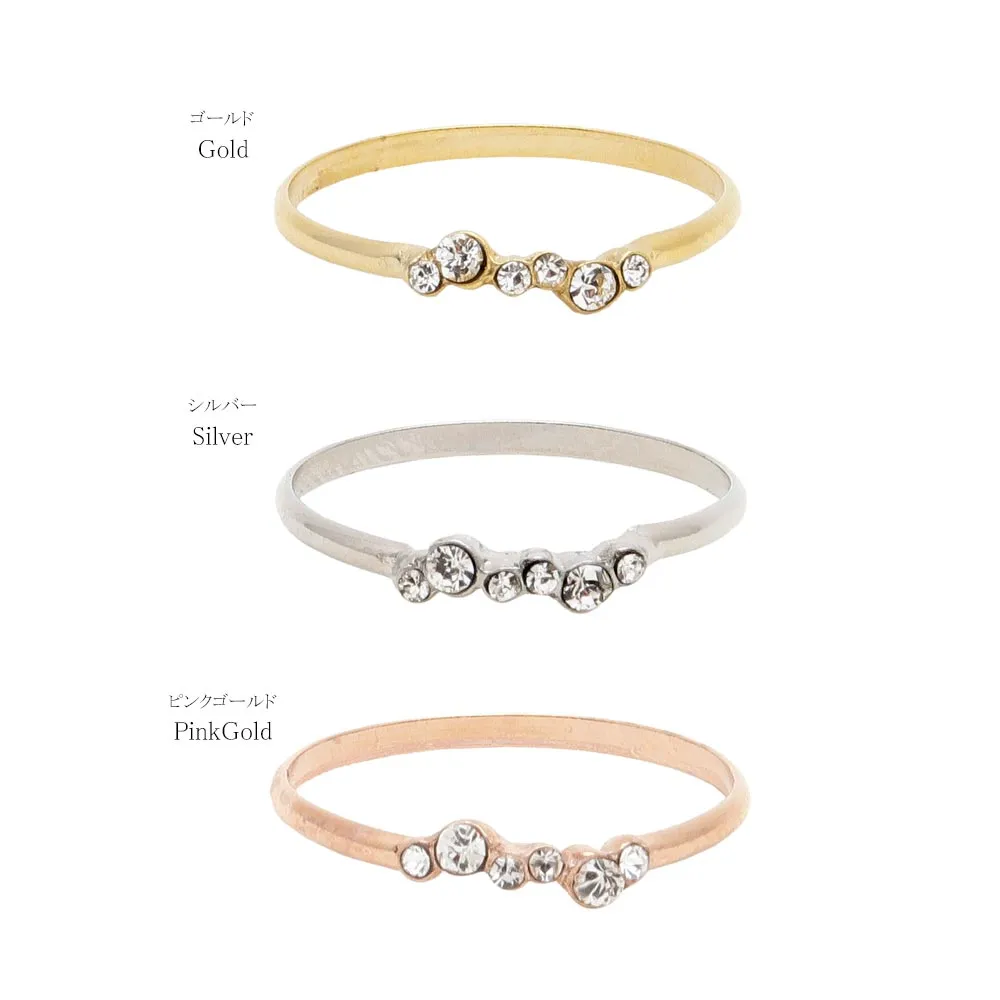Multi Stone Pinky Ring