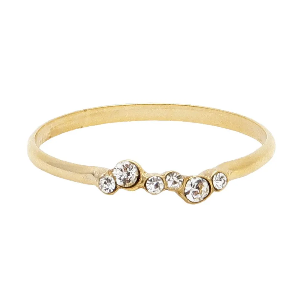 Multi Stone Pinky Ring