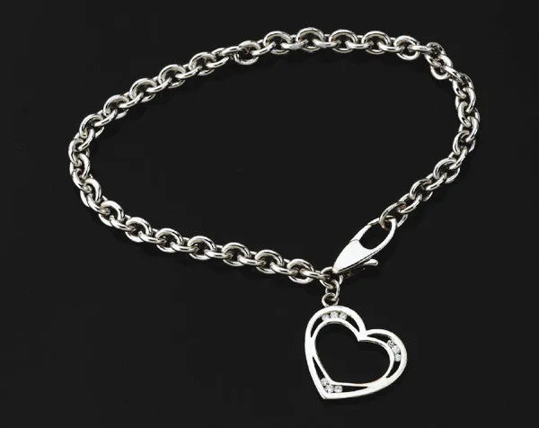 N. Viewpoint Heart Bracelet #4536D