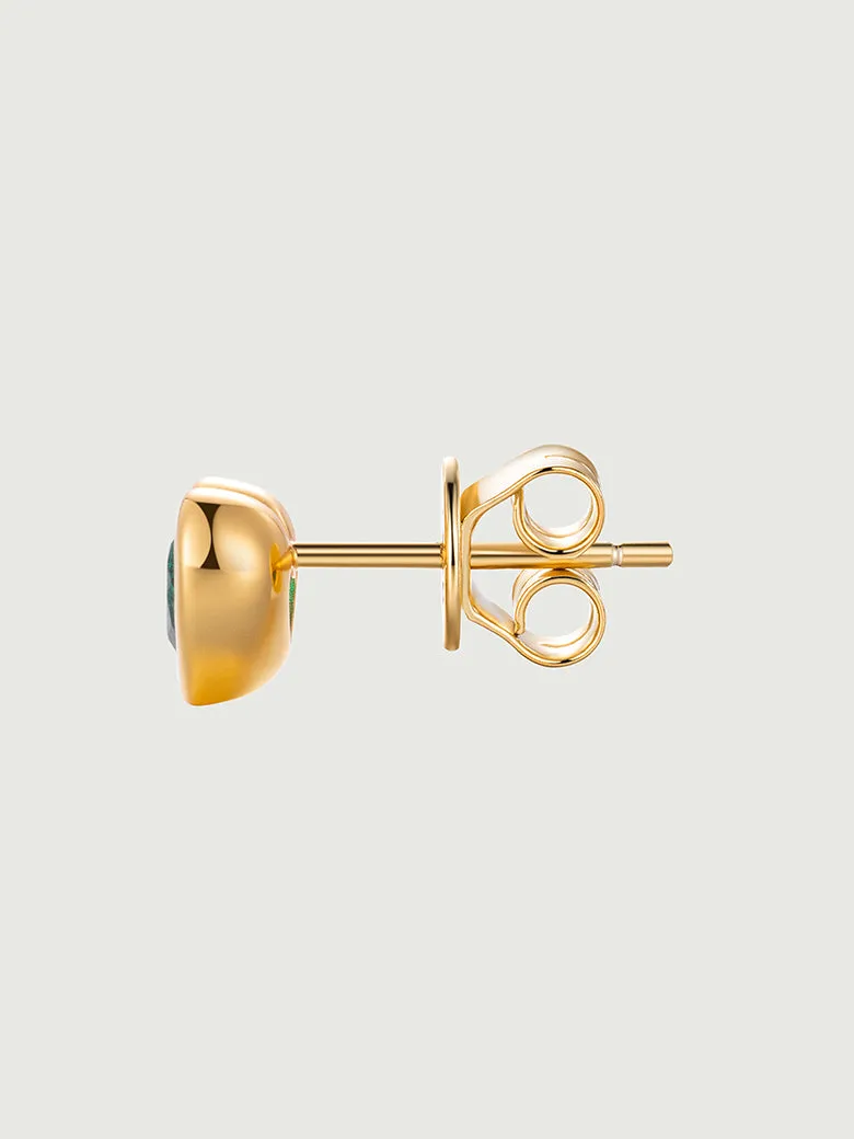 OBY Emerald Wizard Heart Earrings