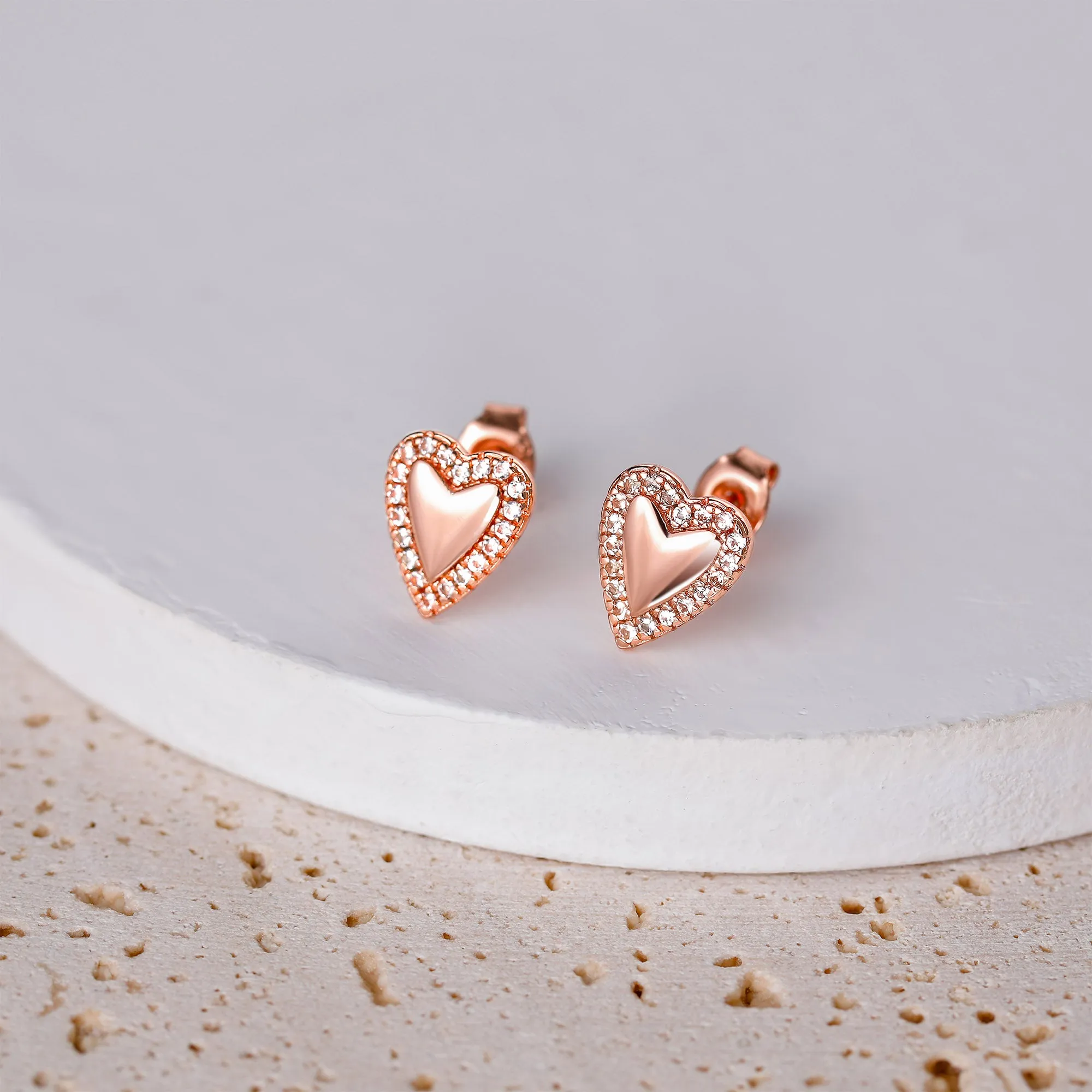 Ona Heart Earrings