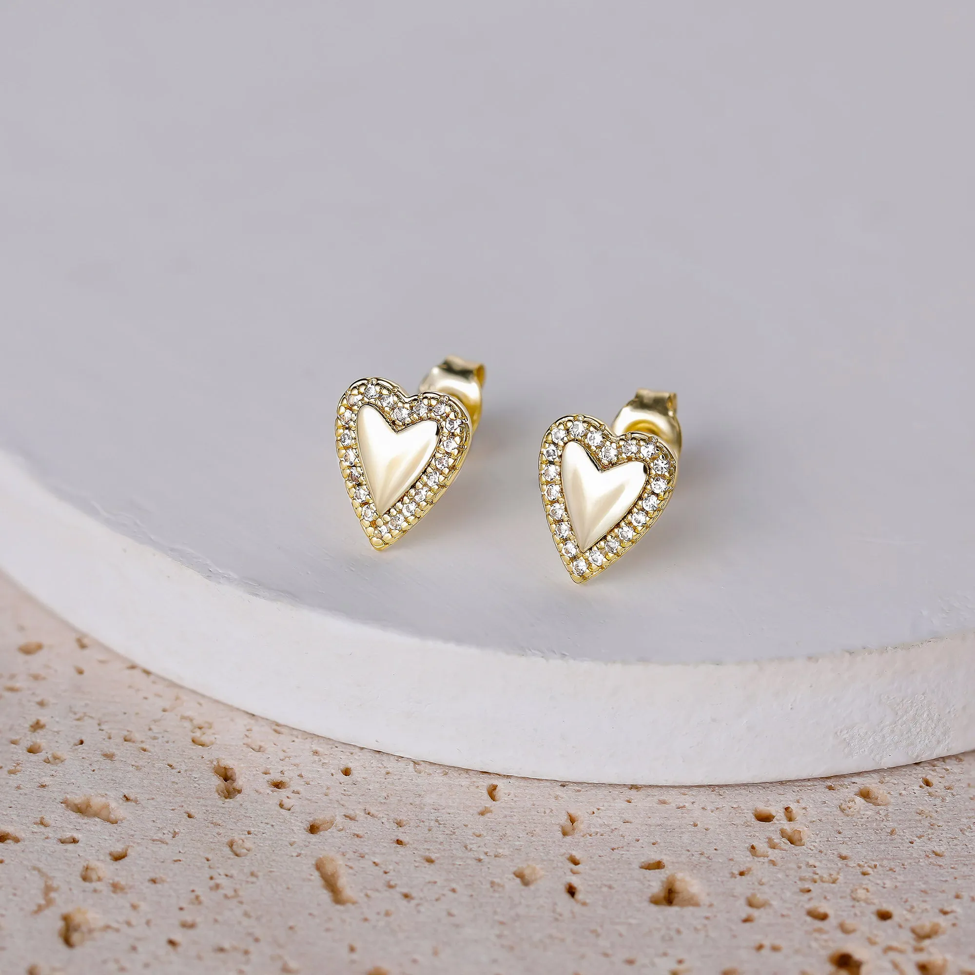 Ona Heart Earrings