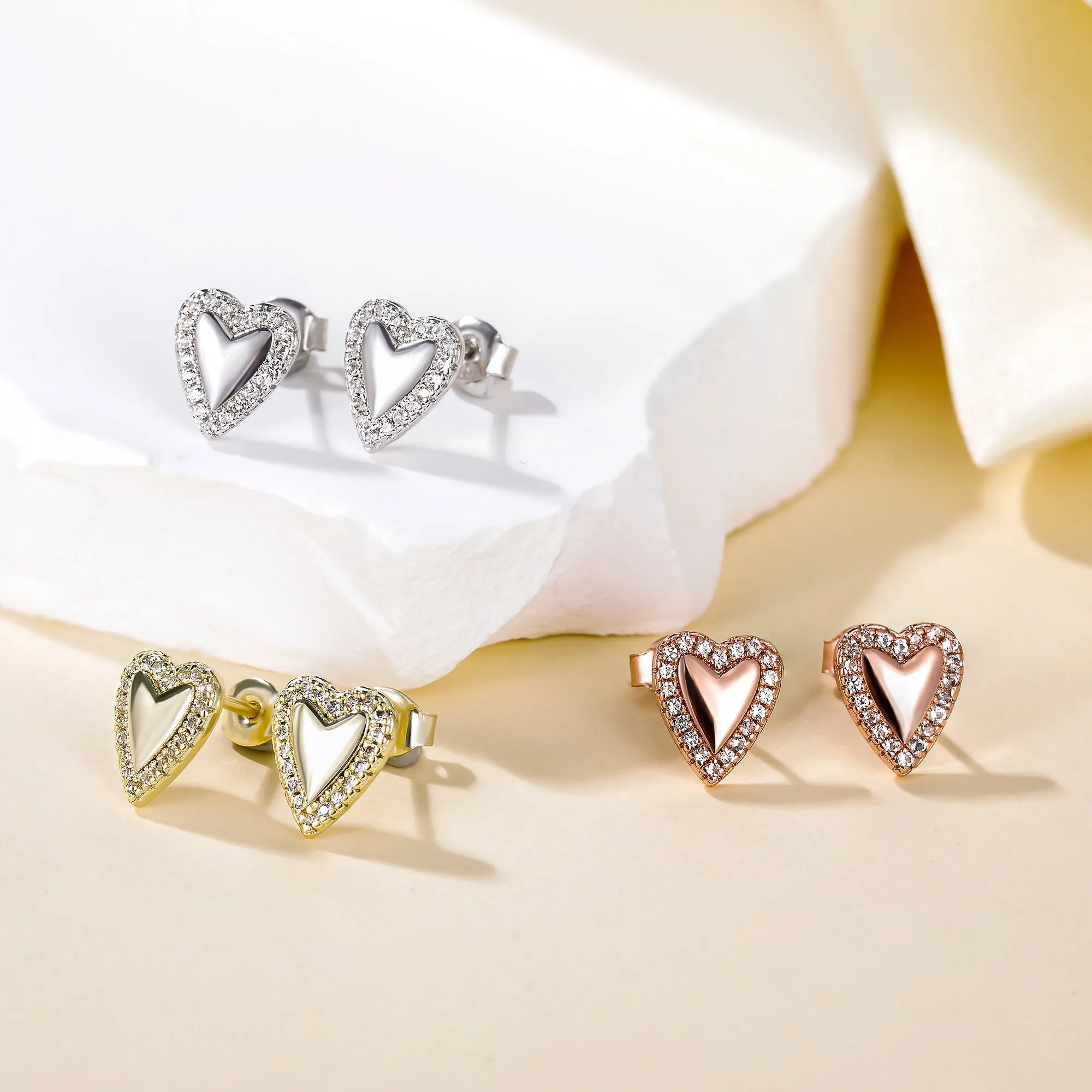 Ona Heart Earrings