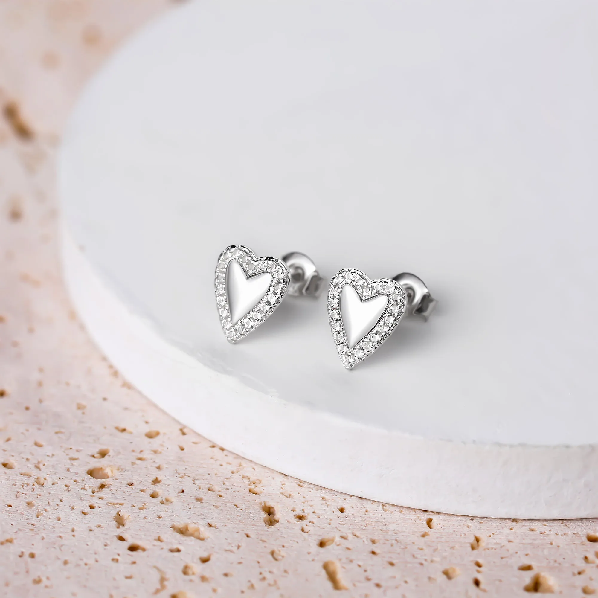 Ona Heart Earrings