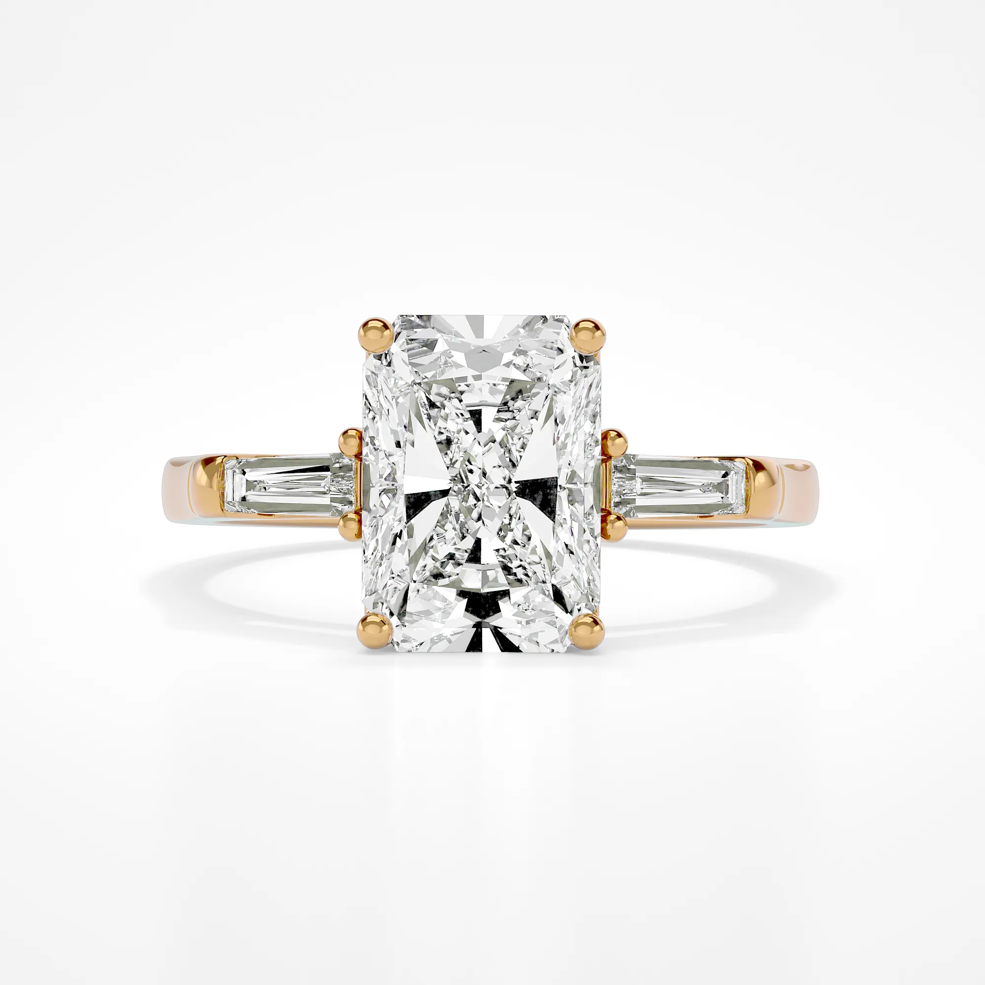 Oriella Radiant with baguette sides