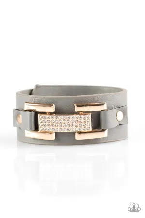Paparazzi Bracelet ~ Going Platinum - Gold