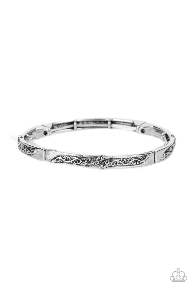 Paparazzi Bracelet ~ Very Vineyard - Silver