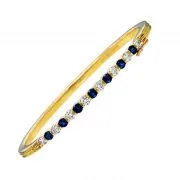 Partway Diamond Bracelet, Gemlok Setting No Prongs, No Snag Setting.