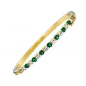 Partway Diamond Bracelet, Gemlok Setting No Prongs, No Snag Setting.