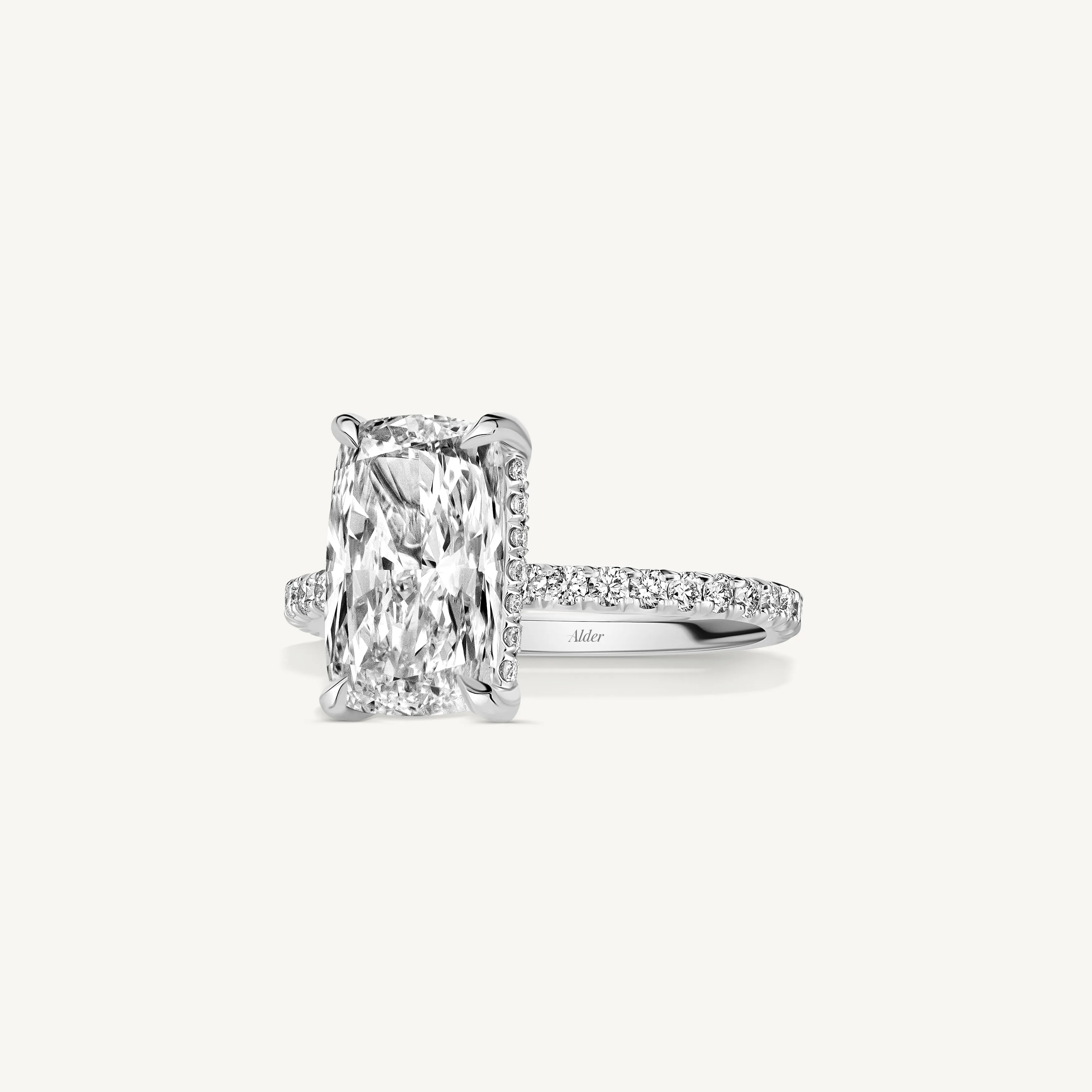 Radiant Cut Diamond Engagement Ring