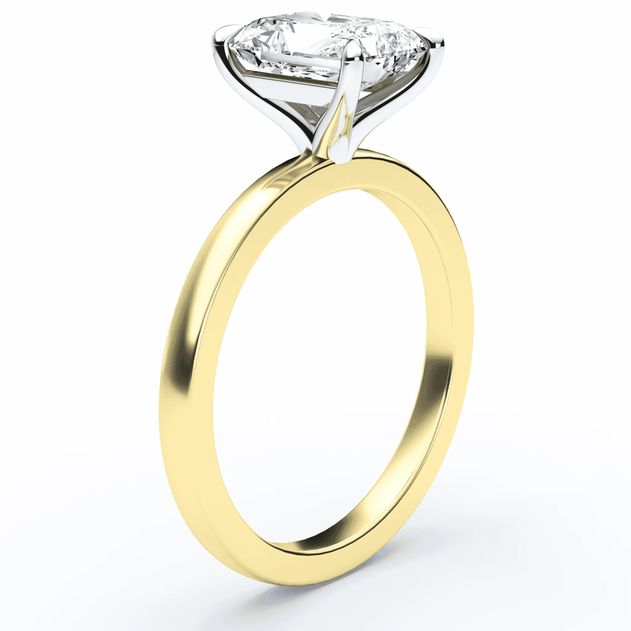Radiant Cut Engagement Ring