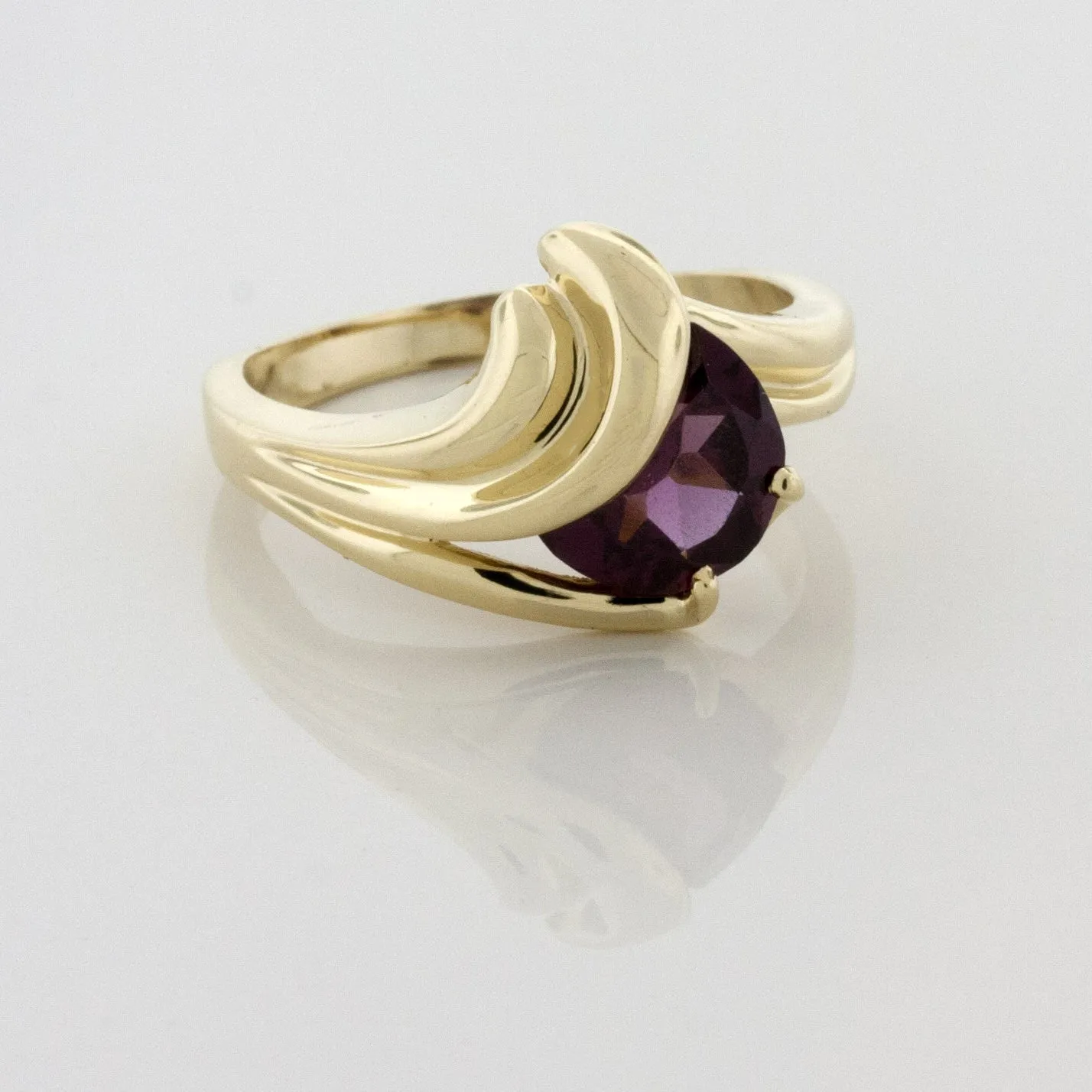 Raspberry Garnet Gold Ring
