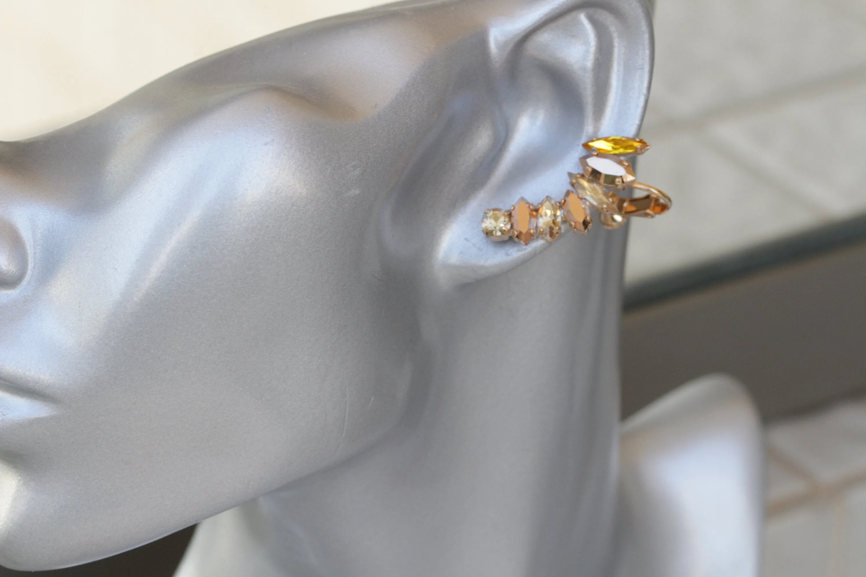 Rose Gold Champagne EARRINGS