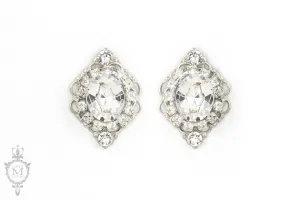 Swarovski Rhinestone Stud Earrings